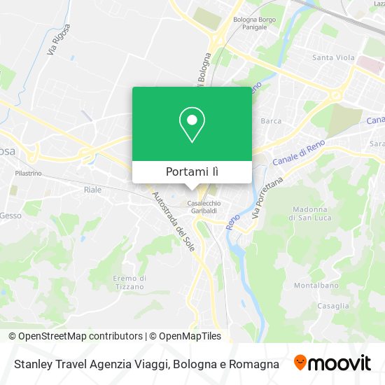 Mappa Stanley Travel Agenzia Viaggi