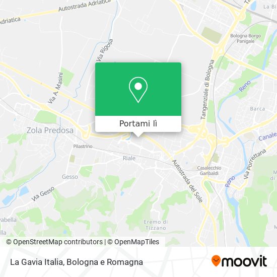 Mappa La Gavia Italia