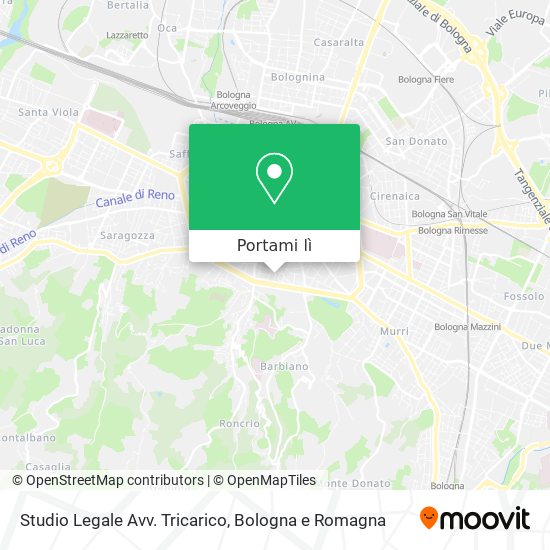 Mappa Studio Legale Avv. Tricarico
