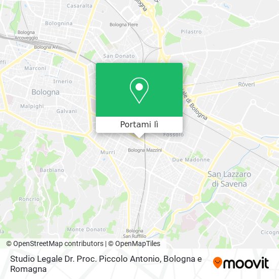 Mappa Studio Legale Dr. Proc. Piccolo Antonio