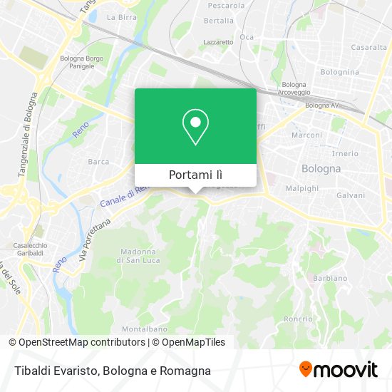 Mappa Tibaldi Evaristo