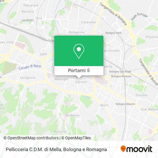 Mappa Pellicceria C.D.M. di Mella