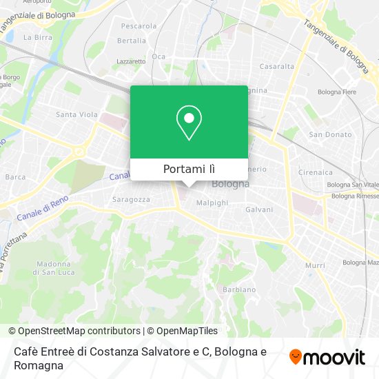 Mappa Cafè Entreè di Costanza Salvatore e C