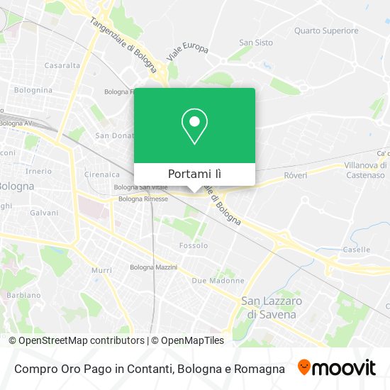 Mappa Compro Oro Pago in Contanti
