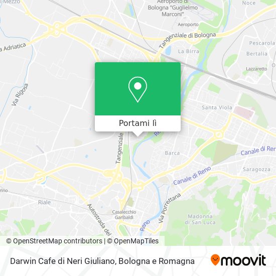 Mappa Darwin Cafe di Neri Giuliano