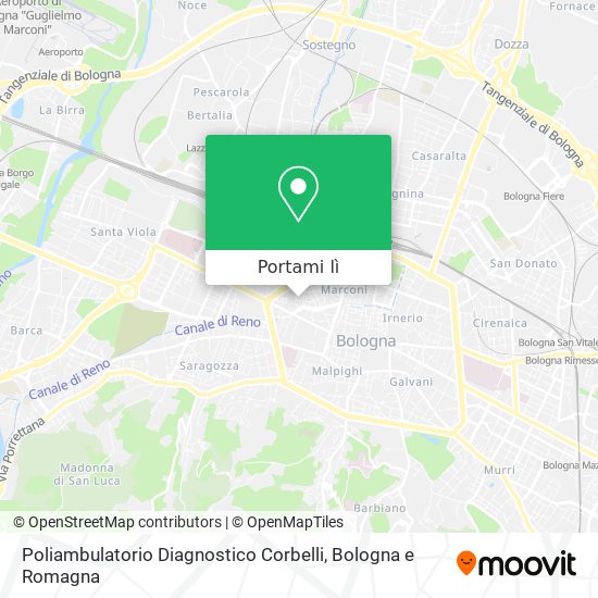 Mappa Poliambulatorio Diagnostico Corbelli