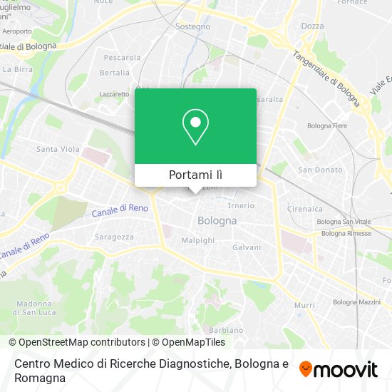 Mappa Centro Medico di Ricerche Diagnostiche