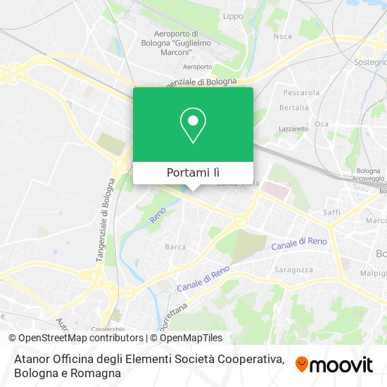 Mappa Atanor Officina degli Elementi Società Cooperativa