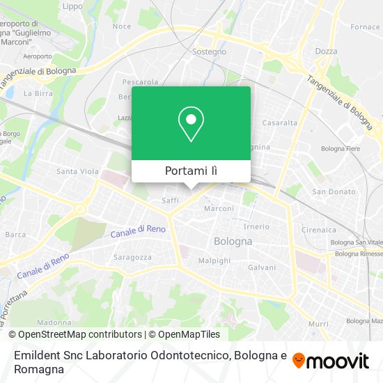 Mappa Emildent Snc Laboratorio Odontotecnico