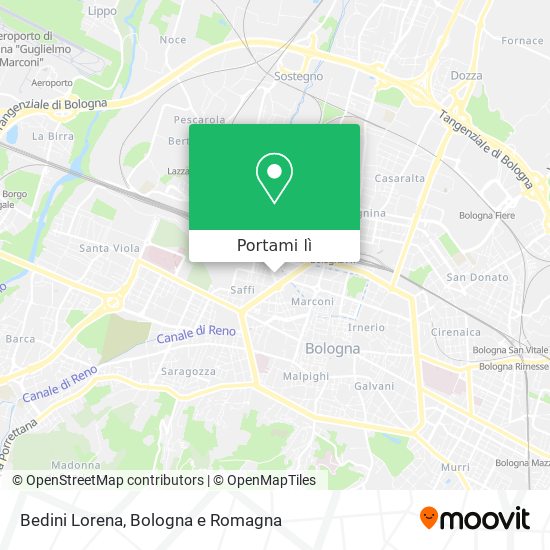 Mappa Bedini Lorena