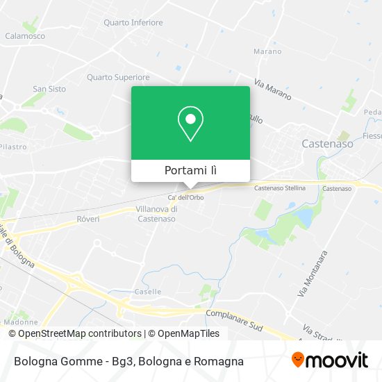 Mappa Bologna Gomme - Bg3