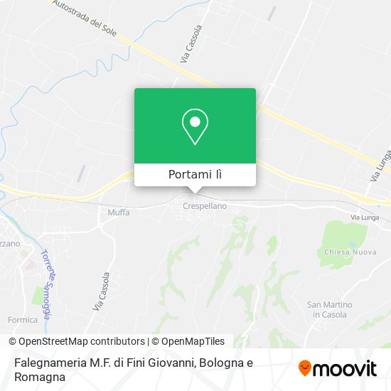 Mappa Falegnameria M.F. di Fini Giovanni