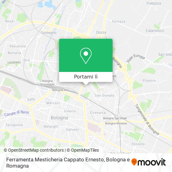 Mappa Ferramenta Mesticheria Cappato Ernesto