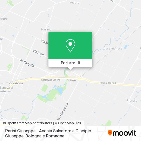 Mappa Parisi Giuseppe - Anania Salvatore e Discipio Giuseppe