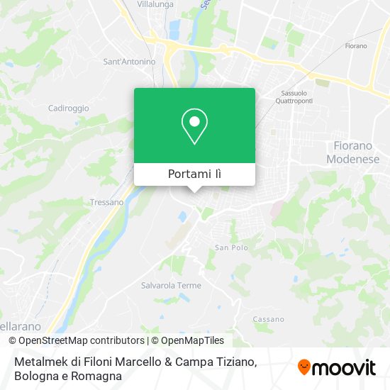 Mappa Metalmek di Filoni Marcello & Campa Tiziano