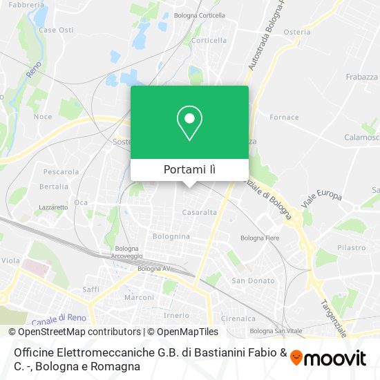 Mappa Officine Elettromeccaniche G.B. di Bastianini Fabio & C. -