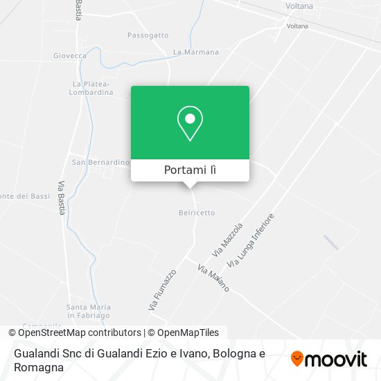 Mappa Gualandi Snc di Gualandi Ezio e Ivano