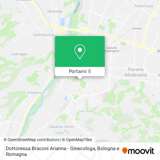 Mappa Dottoressa Braconi Arianna - Ginecologa