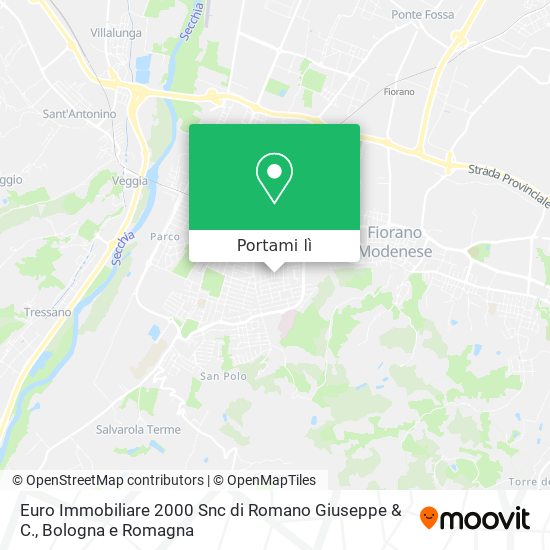 Mappa Euro Immobiliare 2000 Snc di Romano Giuseppe & C.