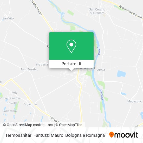 Mappa Termosanitari Fantuzzi Mauro