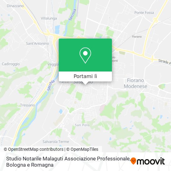 Mappa Studio Notarile Malaguti Associazione Professionale