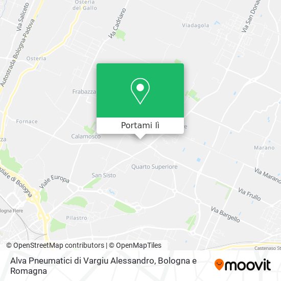 Mappa Alva Pneumatici di Vargiu Alessandro
