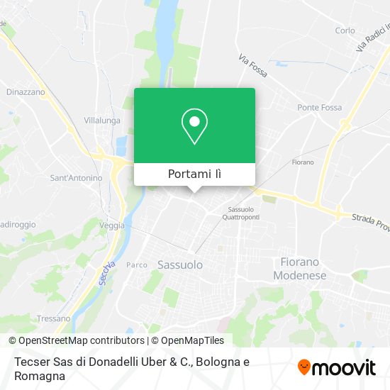 Mappa Tecser Sas di Donadelli Uber & C.