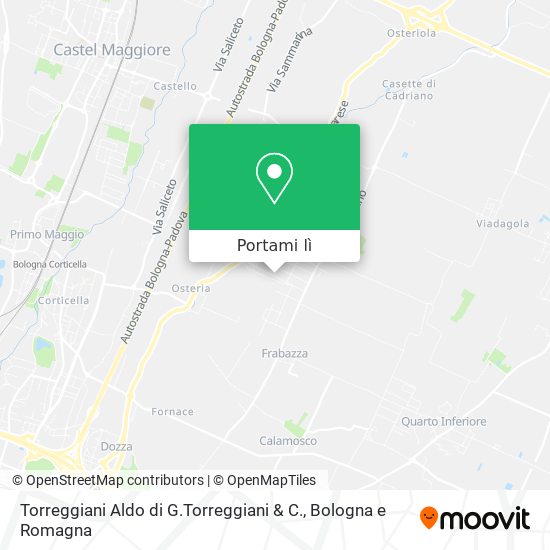 Mappa Torreggiani Aldo di G.Torreggiani & C.