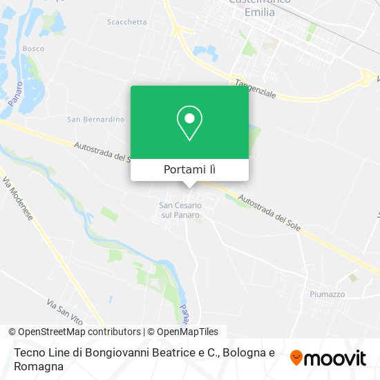 Mappa Tecno Line di Bongiovanni Beatrice e C.