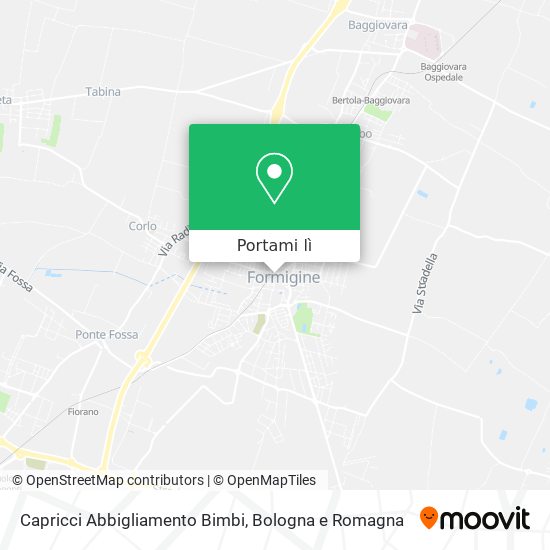 Mappa Capricci Abbigliamento Bimbi