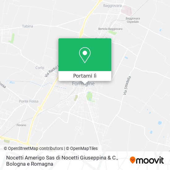 Mappa Nocetti Amerigo Sas di Nocetti Giuseppina & C.