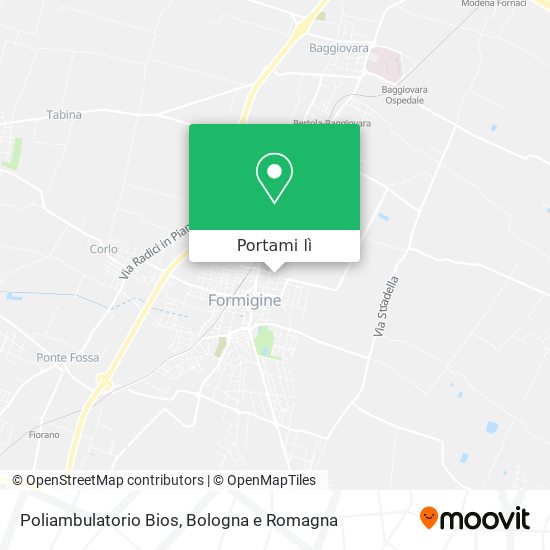 Mappa Poliambulatorio Bios