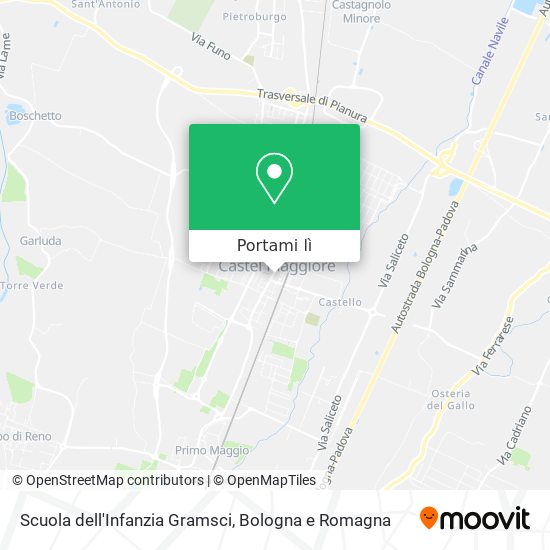 Mappa Scuola dell'Infanzia Gramsci