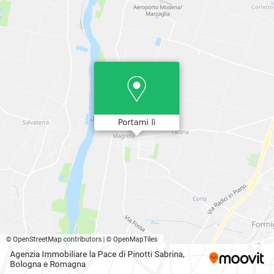 Mappa Agenzia Immobiliare la Pace di Pinotti Sabrina