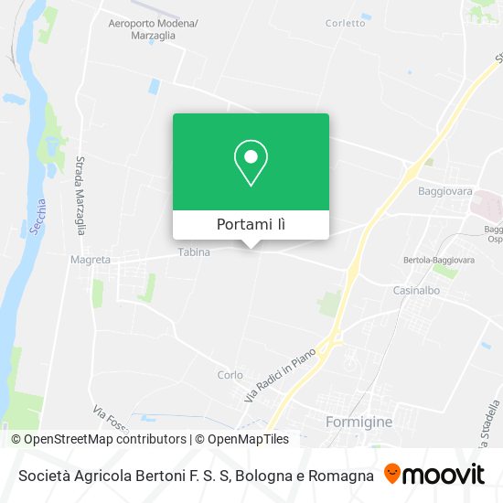 Mappa Società Agricola Bertoni F. S. S