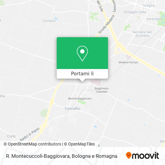 Mappa R. Montecuccoli-Baggiovara