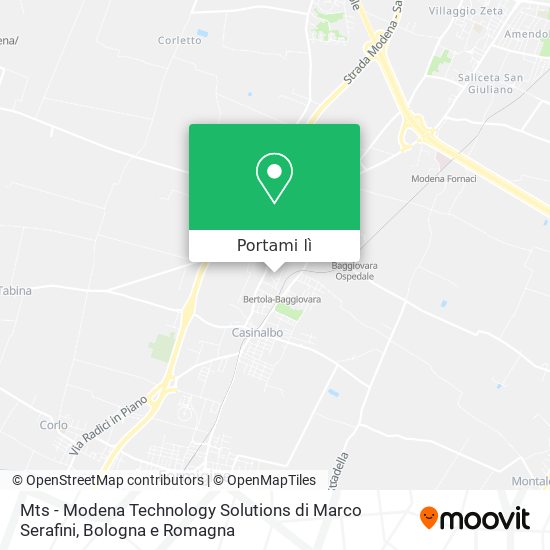 Mappa Mts - Modena Technology Solutions di Marco Serafini