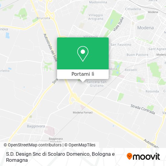 Mappa S.D. Design Snc di Scolaro Domenico