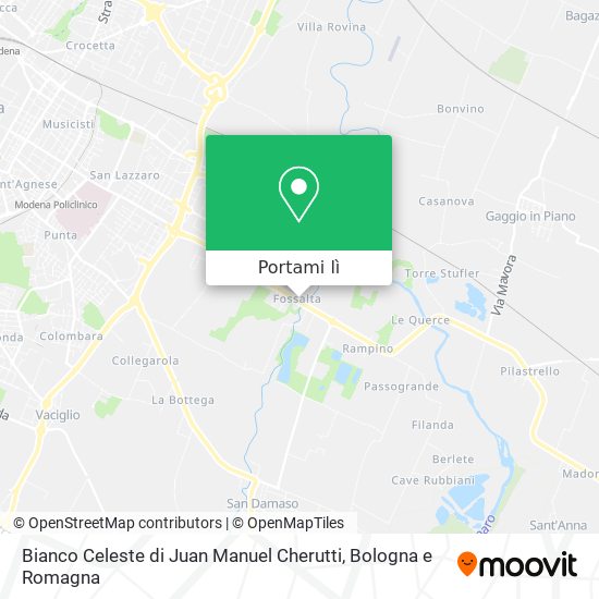 Mappa Bianco Celeste di Juan Manuel Cherutti