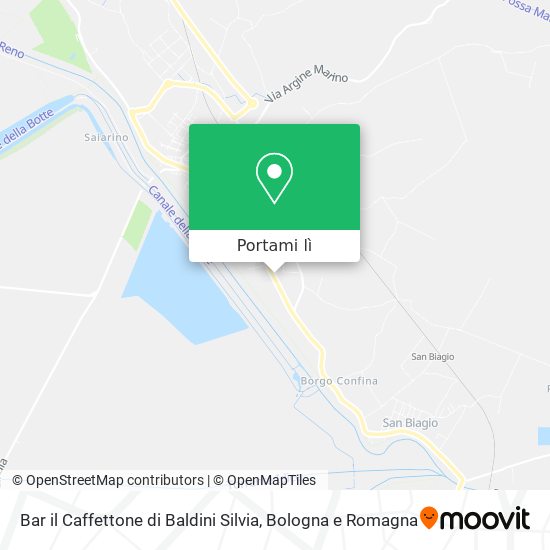 Mappa Bar il Caffettone di Baldini Silvia