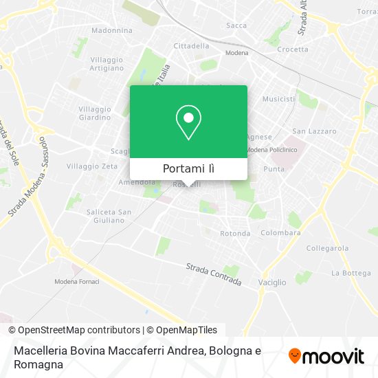Mappa Macelleria Bovina Maccaferri Andrea