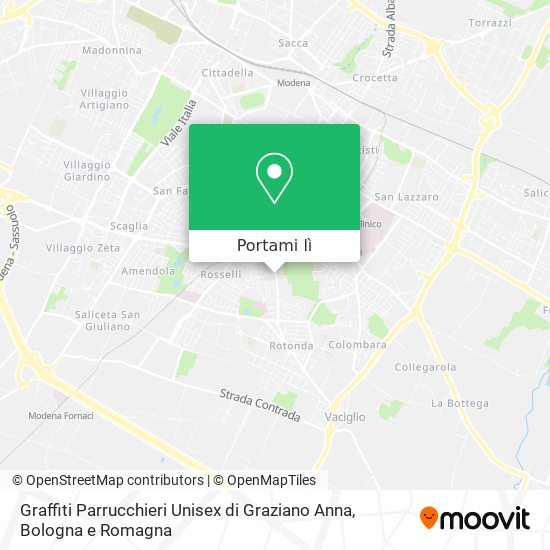 Mappa Graffiti Parrucchieri Unisex di Graziano Anna
