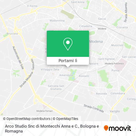Mappa Arco Studio Snc di Montecchi Anna e C.