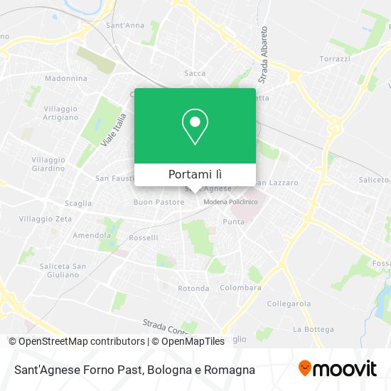 Mappa Sant'Agnese Forno Past