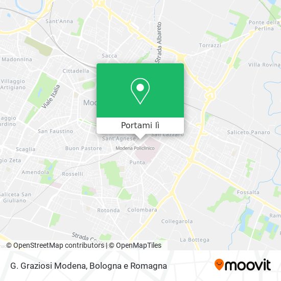 Mappa G. Graziosi Modena