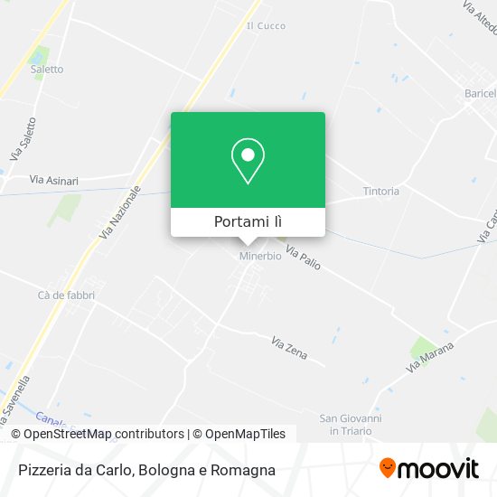 Mappa Pizzeria da Carlo