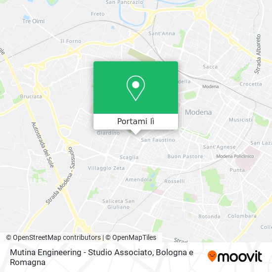 Mappa Mutina Engineering - Studio Associato