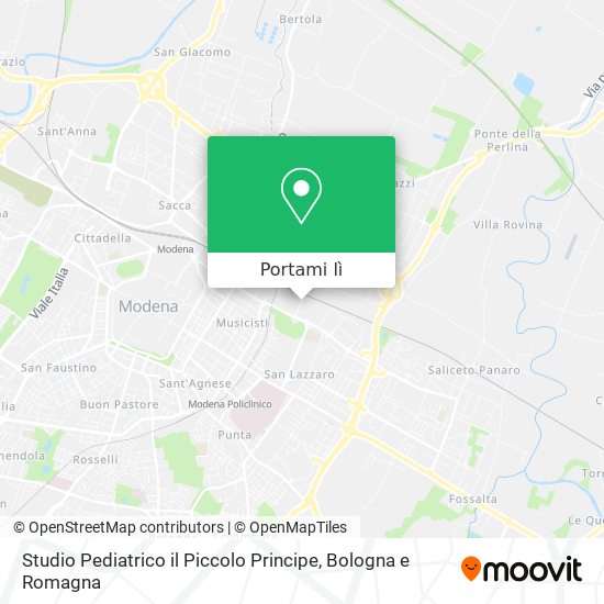 Mappa Studio Pediatrico il Piccolo Principe