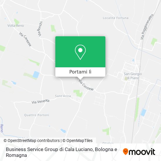 Mappa Business Service Group di Cala Luciano