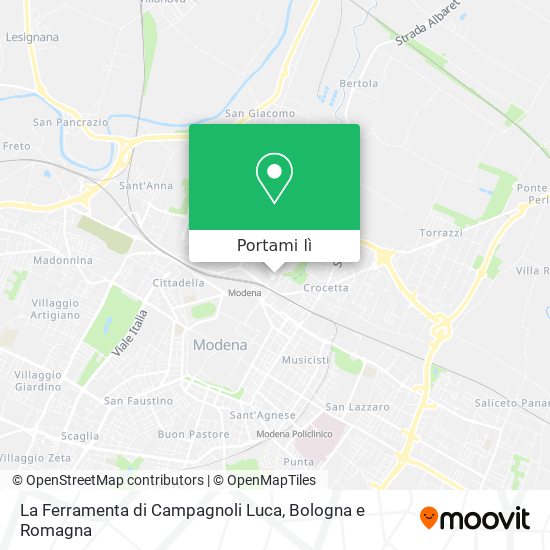 Mappa La Ferramenta di Campagnoli Luca